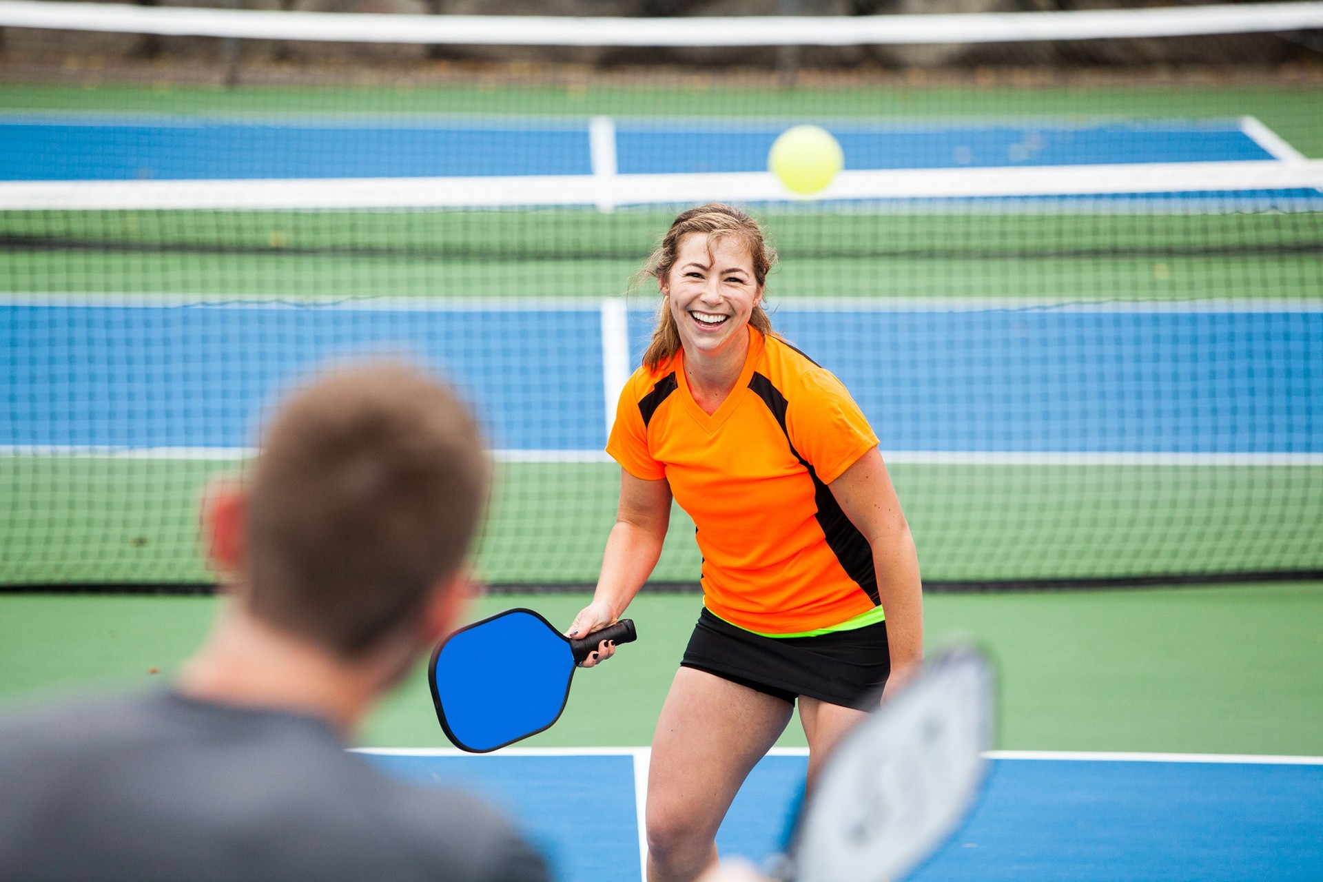 Female Pickleball player